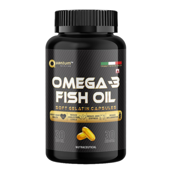 Quantum Nutrition's Omega 3 with fish oil.