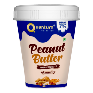 Quantum Nutrition Peanut butter in American Nuts flavour.
