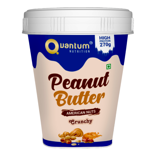 Quantum Nutrition Peanut butter in American Nuts flavour.
