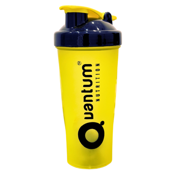 Quantum Nutrition's 750ml yellow shaker.