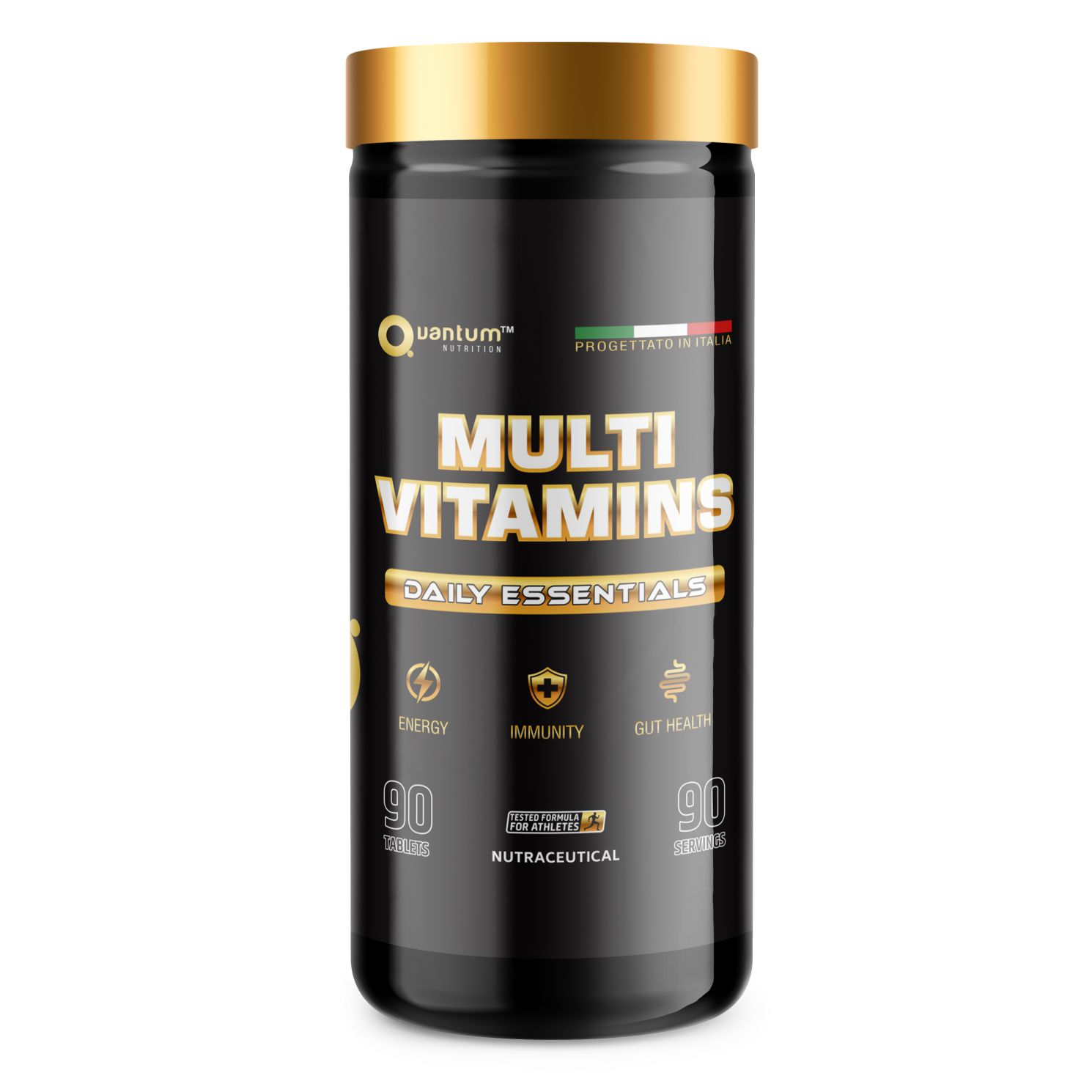 Quantum Nutrition Multivitamins – 90 Tablets | 52 Ingredients | 5 Powerful Nutrition Blends | Daily Multivitamin for Men & Women | Energy, Immunity & Gut Health Support