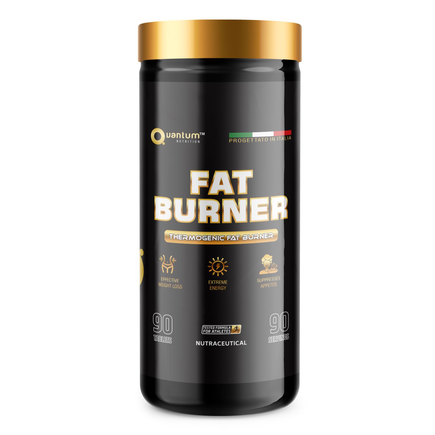 Quantum Nutrition Fat Burner – 90 Tablets | Thermogenic Fat Burner | Effective Weight Loss, Extreme Energy & Appetite Control