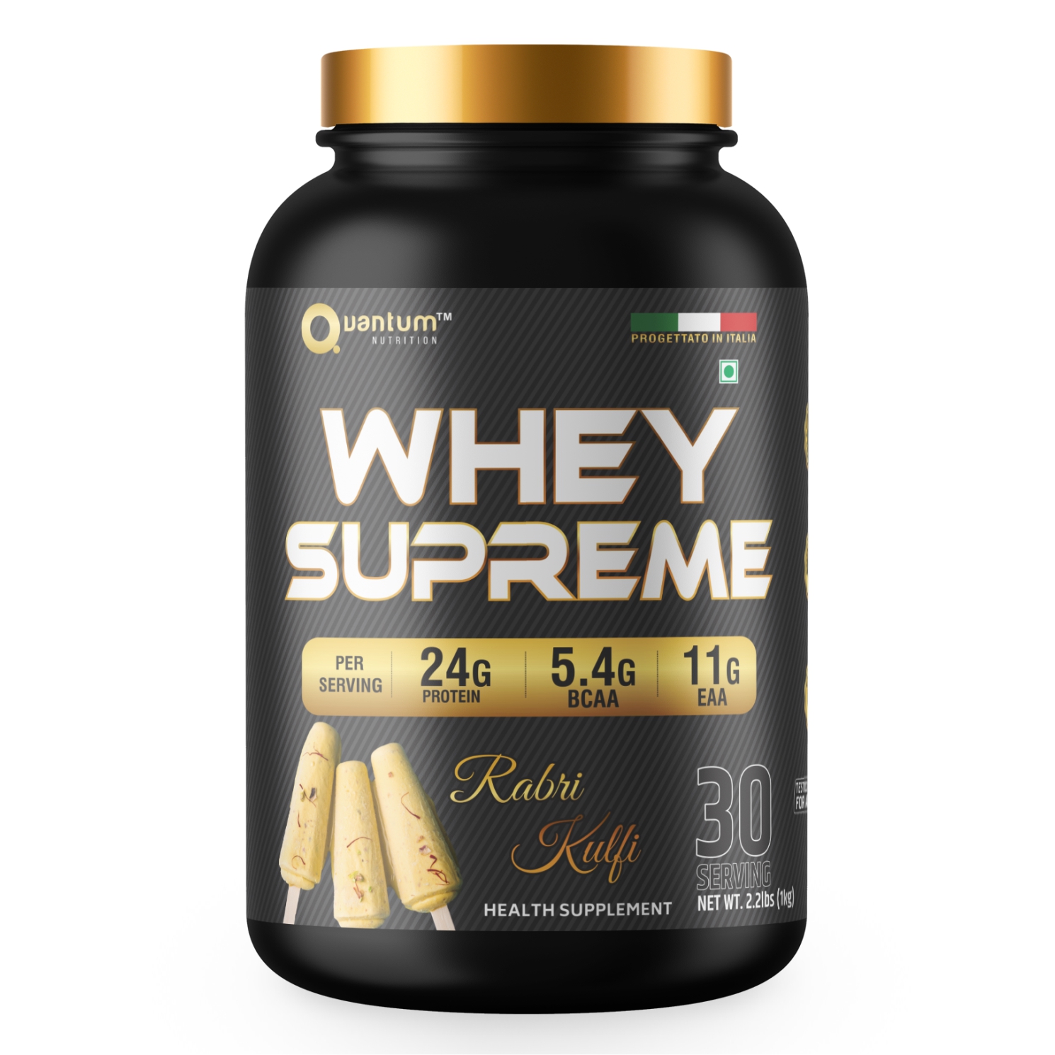 Quantum Nutrition Whey Supreme – 24g Protein | 5.4g BCAA | 11g EAA | DigeWhey® Enzymes | Delicious Flavours | 1kg & 2kg