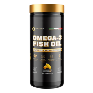 Quantum Nutrition Omega-3 Fish Oil – 90 Softgels | EPA & DHA for Heart, Joint & Brain Health