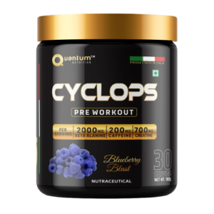 Quantum Nutrition Cyclops Pre-Workout – Blueberry Blast | 180g