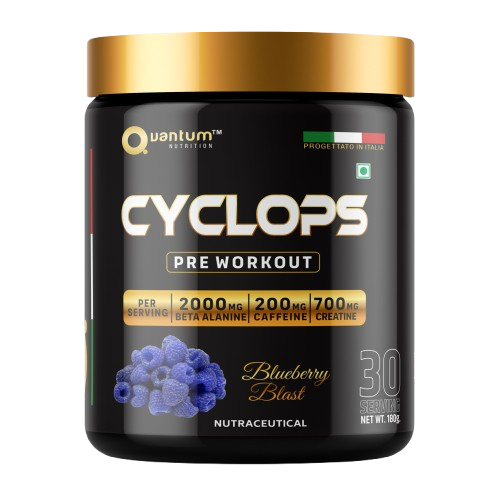 Quantum Nutrition Cyclops Pre-Workout – Blueberry Blast | 180g