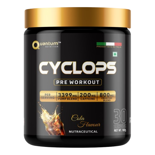Quantum Nutrition Cyclops Pre-Workout – Tropical Fruits (180g)