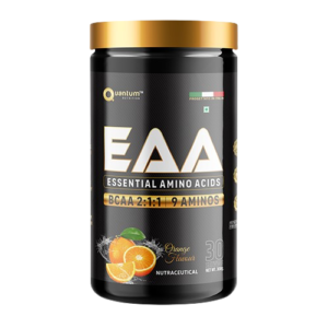 Quantum Nutrition EAA – Essential Amino Acids | 9 Aminos + BCAA 2:1:1 | 30 Servings | 200g