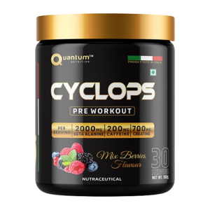 Quantum Nutrition Cyclops Pre-Workout – Mix Berries | 180g