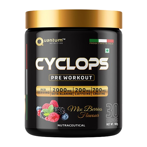 Quantum Nutrition Cyclops Pre-Workout – Mix Berries | 180g