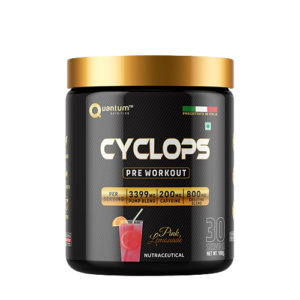 Quantum Nutrition Cyclops Pre-Workout – Pink Lemonade (180g)