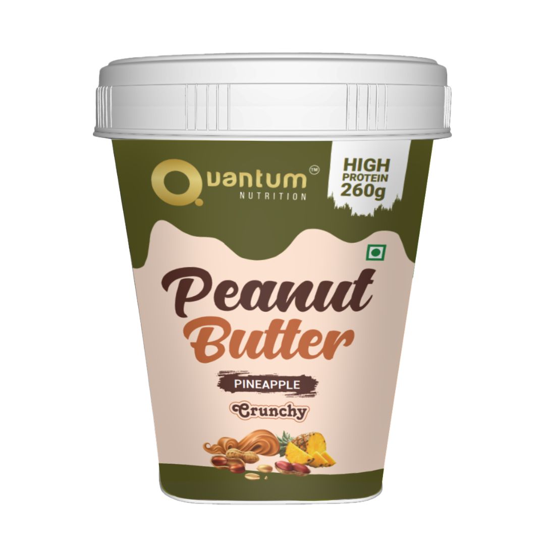Quantum Nutrition Peanut Butter – Classic Crunchy (1kg) | High Protein Peanut Spread