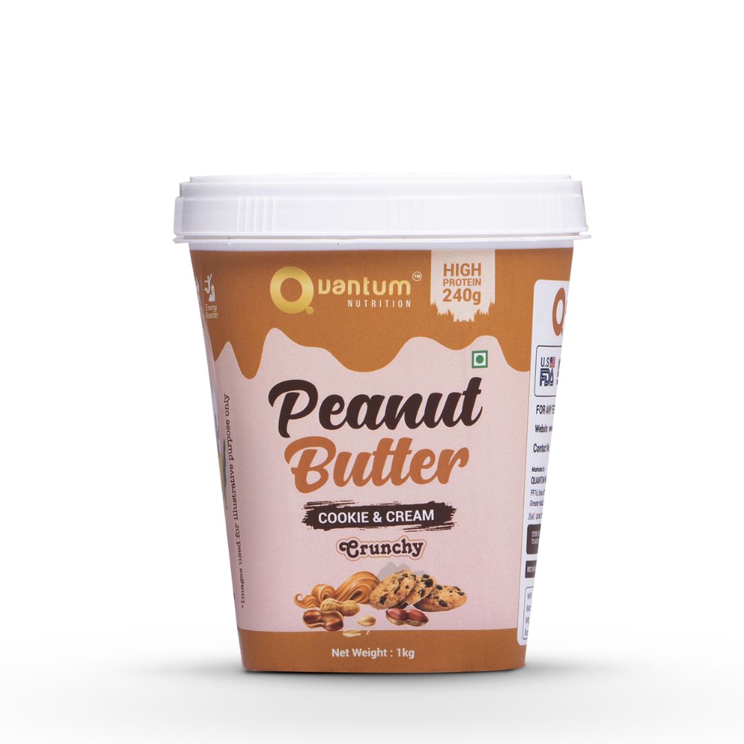 Quantum Nutrition Peanut Butter – Biscoff | Cookie Spread Flavour | High Protein Spread