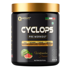 Quantum Nutrition Cyclops Pre-Workout – Watermelon Flavour | 180g
