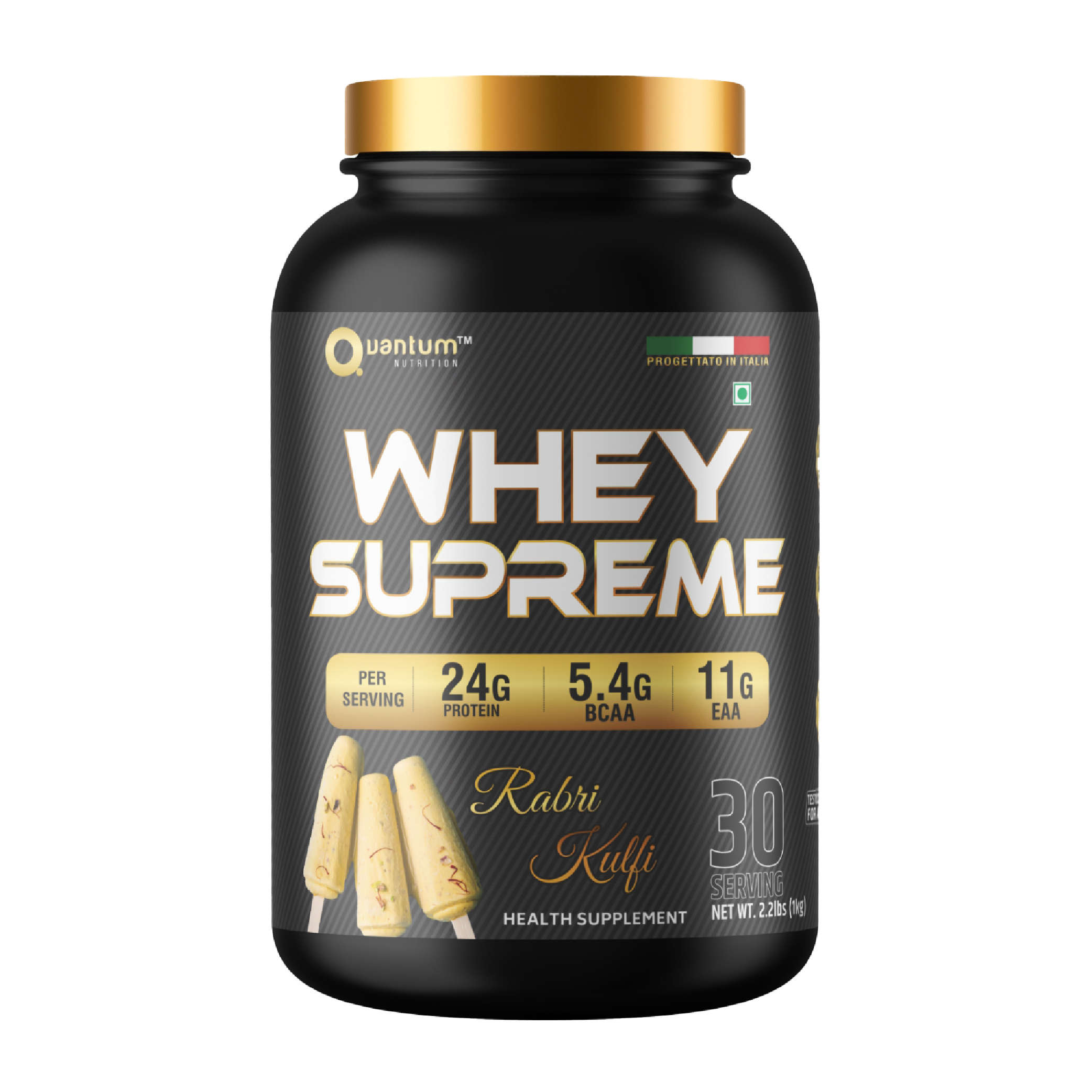 Quantum Nutrition Whey Supreme – 24g Protein | 5.4g BCAA | 11g EAA | DigeWhey® Enzymes | Delicious Flavours | 1kg & 2kg