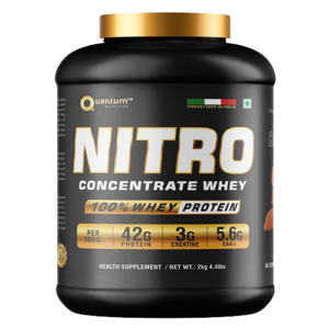 Quantum Nitro Whey – 42g Protein | 3g Creatine | Premium Concentrate Whey (2kg)