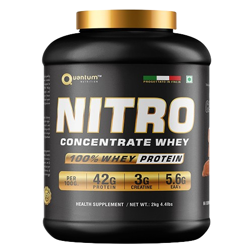 Quantum Nitro Whey – 42g Protein | 3g Creatine | Premium Concentrate Whey (2kg)