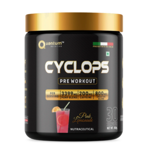 Quantum Nutrition Cyclops Pre-Workout – Pink Lemonade (180g)