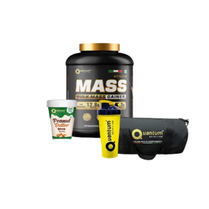 Quantum Gainer Combo | Gainer | Peanut Butter | Gym Bag | Shaker
