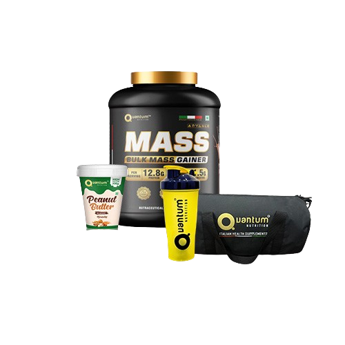 Quantum Gainer Combo | Gainer | Peanut Butter | Gym Bag | Shaker